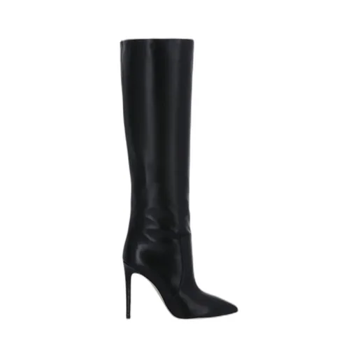 Pointed-Toe Knee-High Stiletto Boots