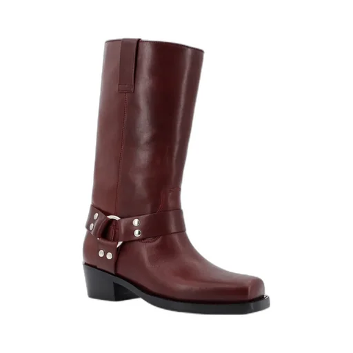 Square Toe Studded Boots
