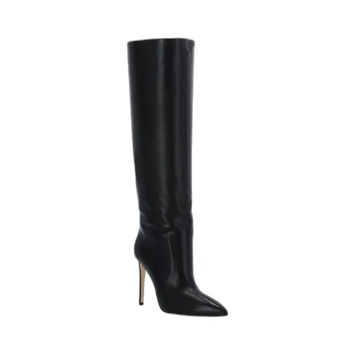 Pointed-Toe Knee-High Stiletto Boots