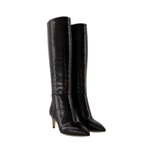 Knee-High Pointed Toe Boots