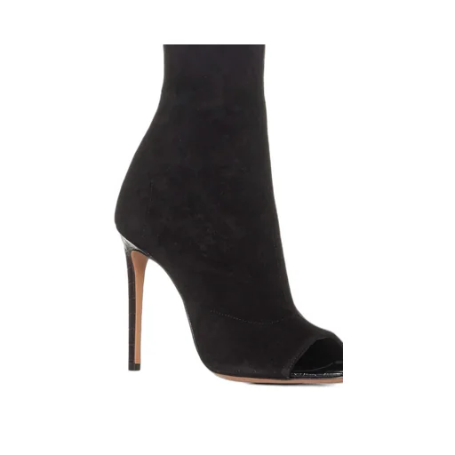 Amanda Open-Toe Ankle Boots