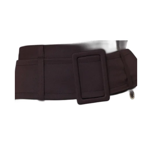 Wide Pleated Zipper Skirt