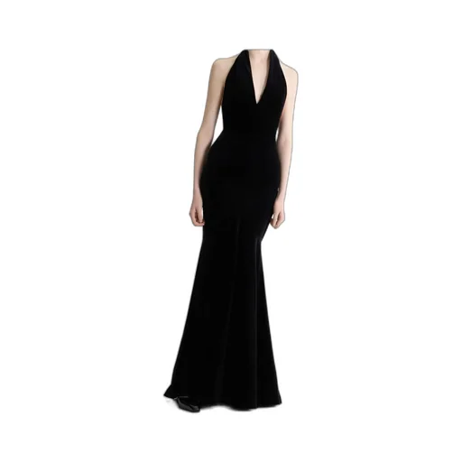 Long Backless Dress