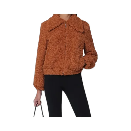 Zippered Long-Sleeved Casual Jacket