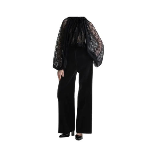 Lace Drawstring Top
