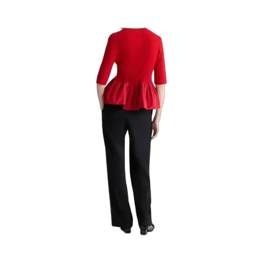 Knit Peplum Sweater