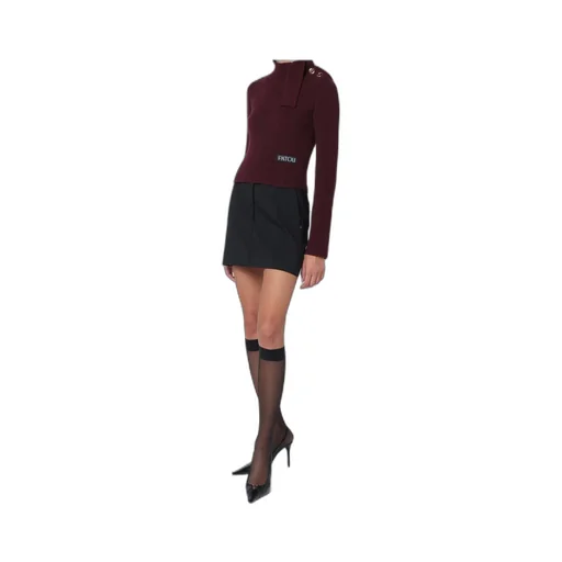 Scarf Collar Long Sleeve Sweater