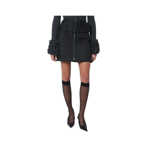 Zipper Mini Skirt