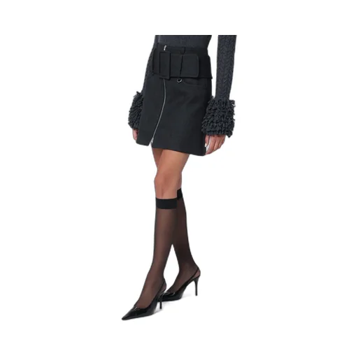 Zipper Mini Skirt