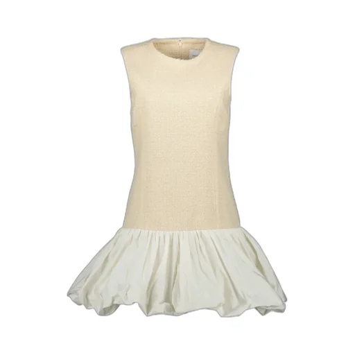 Tweed Bubble-Hem Dress