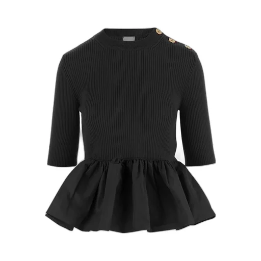 Knit Peplum Sweater