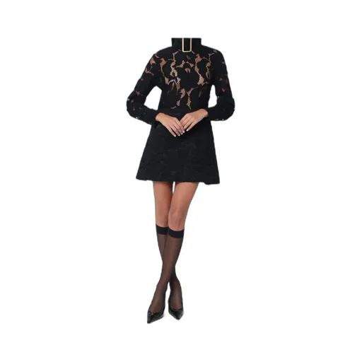 High-Neck Mini Dress
