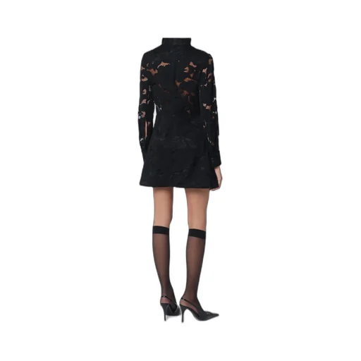 High-Neck Mini Dress