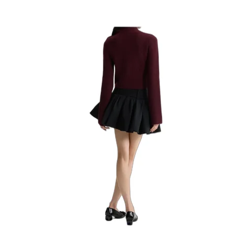 Logo Patch Long-Sleeve Knit Sweater