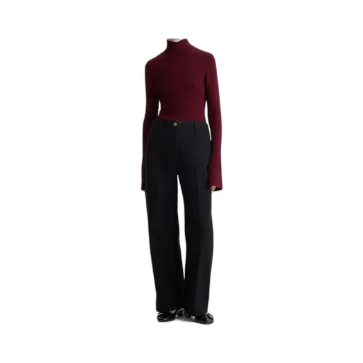 Turtleneck Ribbed Sweater