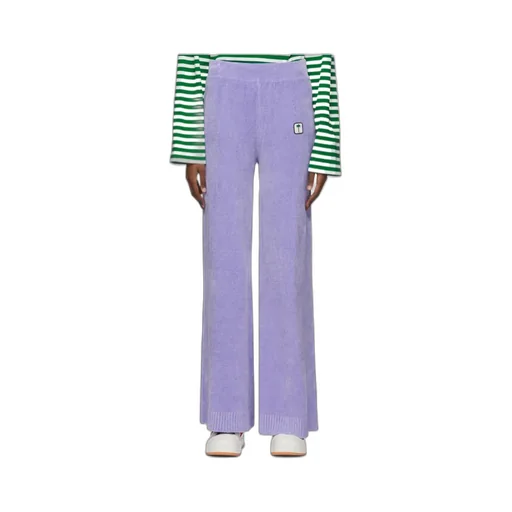 Logo-Patch Chenille Track Pants