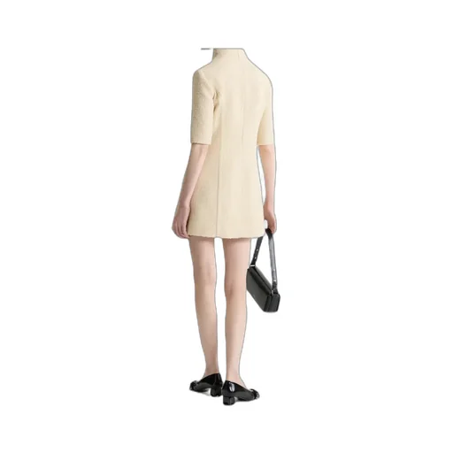 High-Neck Mini Dress