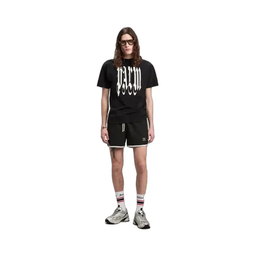 Gothic Logo Printed Crewneck T-Shirt