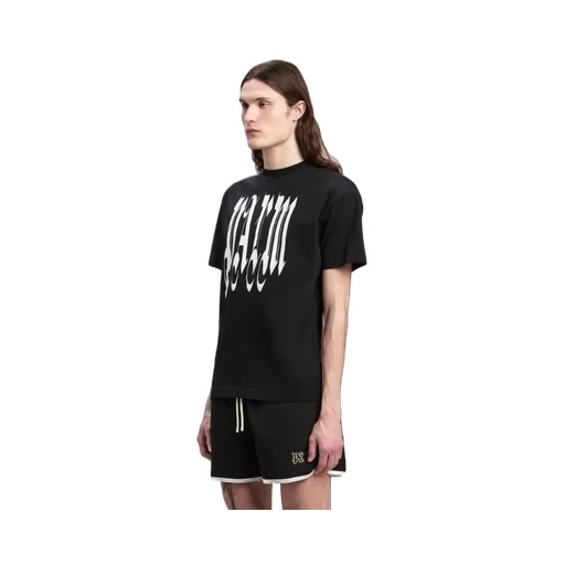 Gothic Logo Printed Crewneck T-Shirt