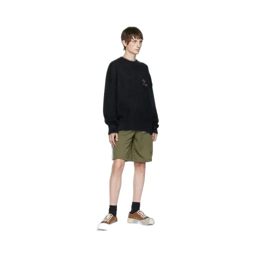 Logo Intarsia Crewneck Jumper