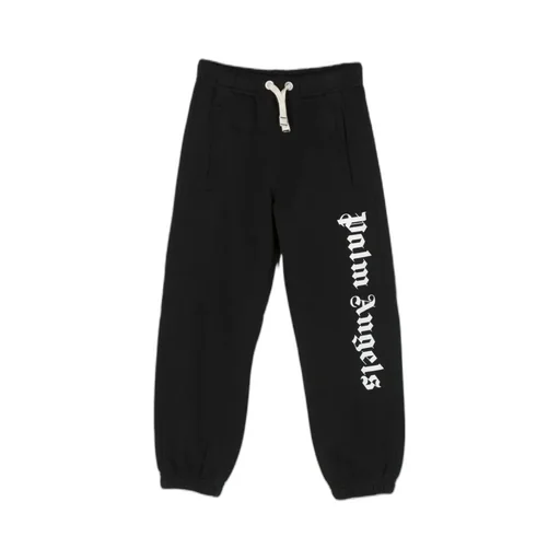 Logo-Printed Tapered Leg Track Pants