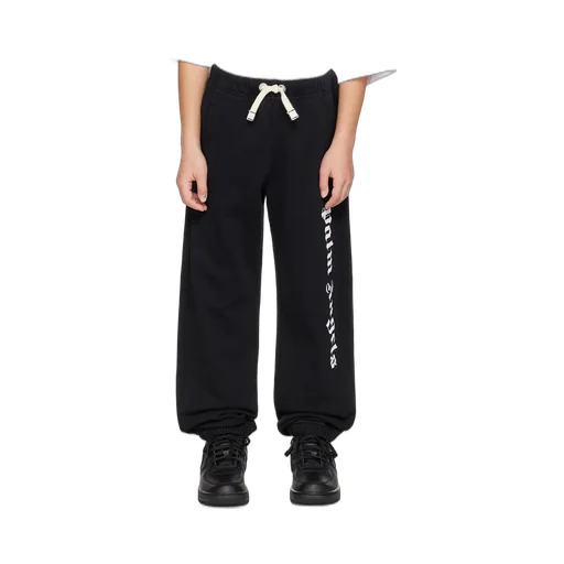 Logo-Printed Tapered Leg Track Pants