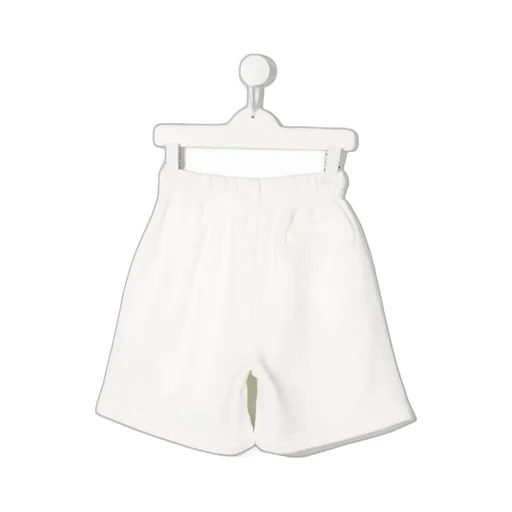 Embroidered Palm-Tree Drawstring Shorts