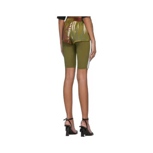 Double-Layer Jungle Print Shorts
