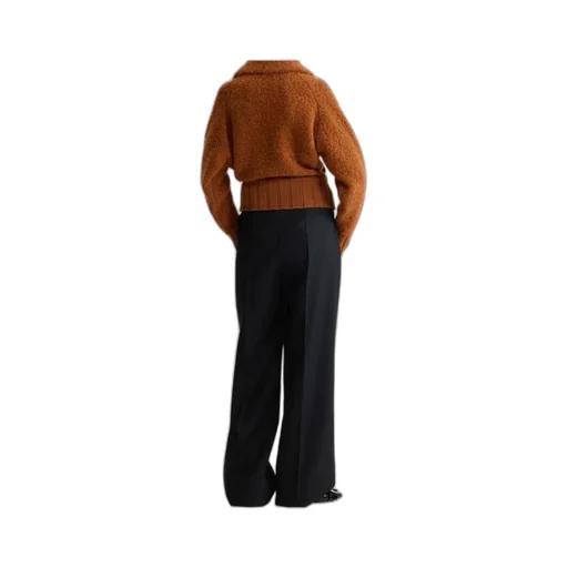 Bouclé Zip-Front Jacket