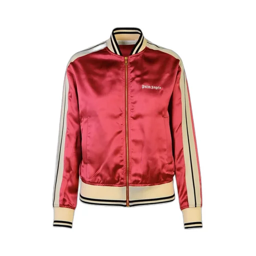 Logo Printed Zipped Bomber Jacket