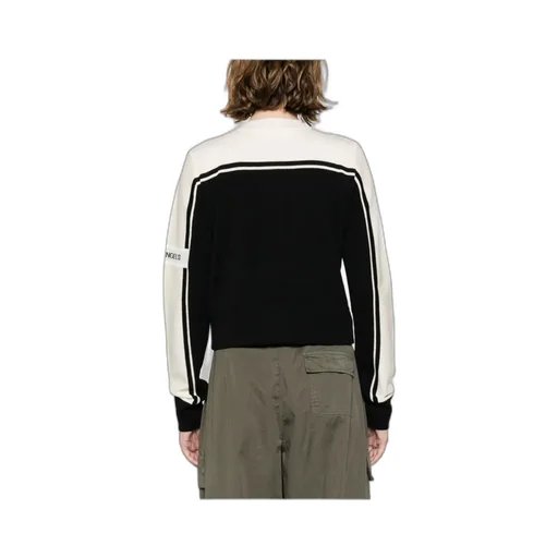Logo Intarsia Zipped Cardigan