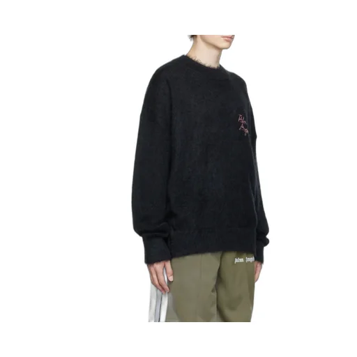 Logo Intarsia Crewneck Jumper