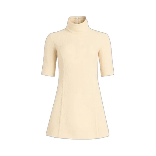 High-Neck Mini Dress