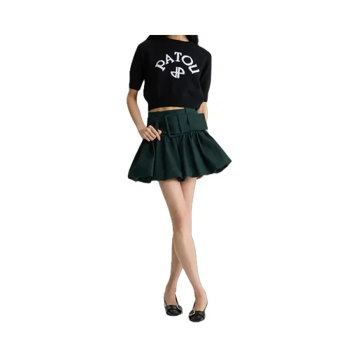 Logo Short-Sleeved Sweater
