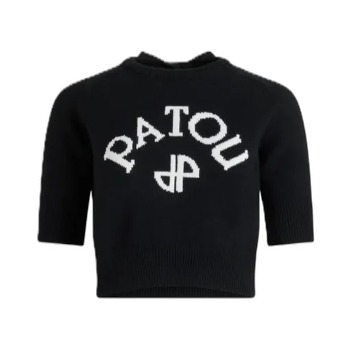 Logo Short-Sleeved Sweater