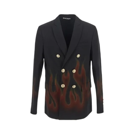 Burning Double-Breasted Blazer