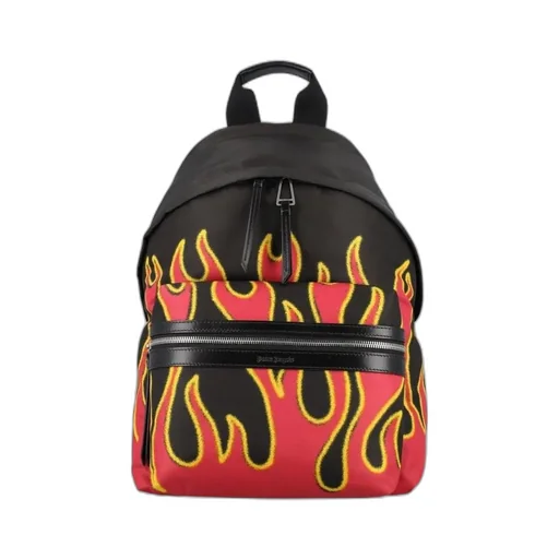 Flames Print Backpack