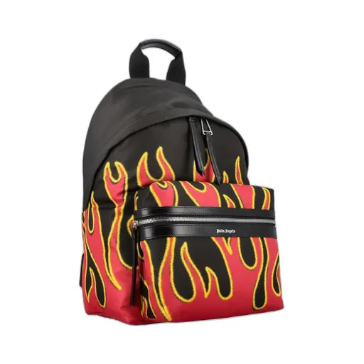 Flames Print Backpack
