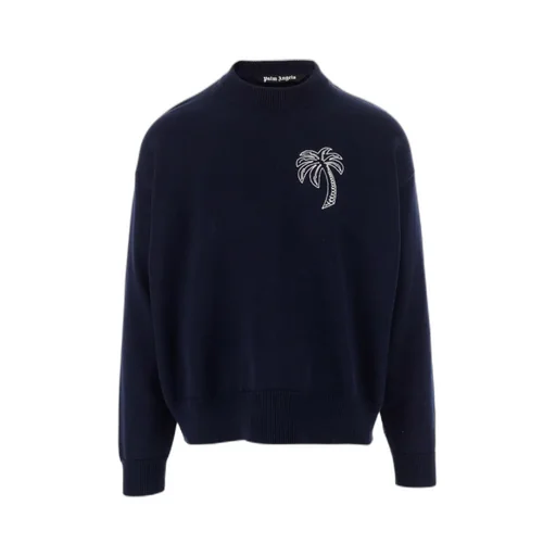 Logo Intarsia Knit Crewneck Jumper