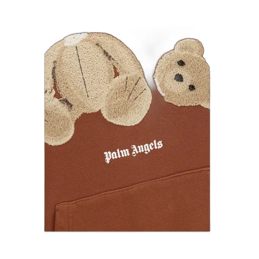 Bear Logo-Print Relaxed Hoodie