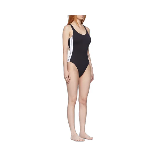 Side-Stripe Ribbed Swimsuit