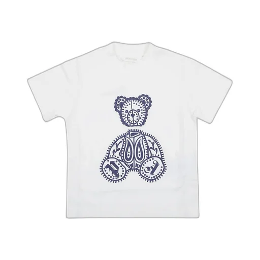 Bear Print Round Neck T-Shirt