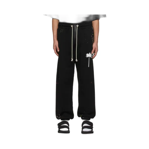 Painted Logo Print Track Trousers