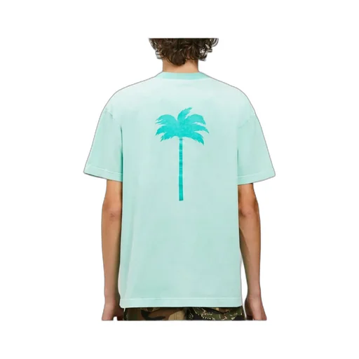 Palm Tree-Logo Cotton T-Shirt