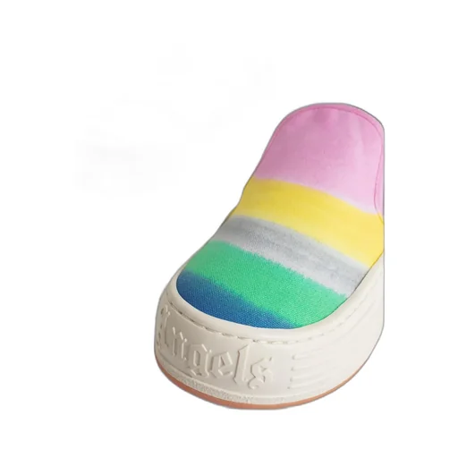 Rainbow Printed Slip-On Sneakers