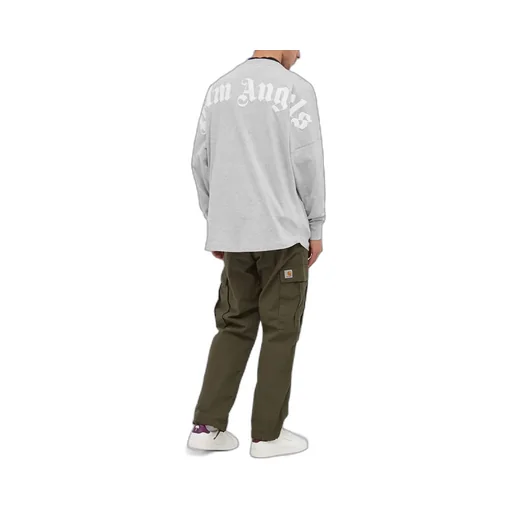 Logo-Print Long-Sleeve Top