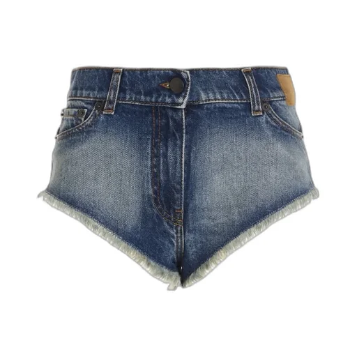 Frayed Hot Denim Shorts