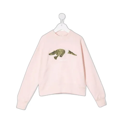 Crocodile Print Crewneck Sweatshirt