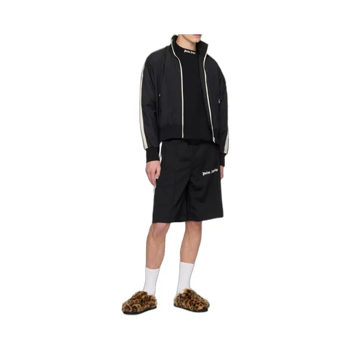 Logo Printed Long-Sleeved Jacket