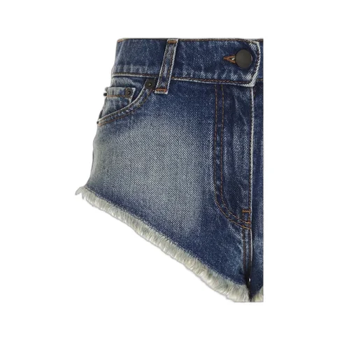 Frayed Hot Denim Shorts